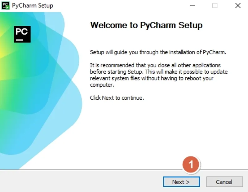اجرای نصب PyCharm
